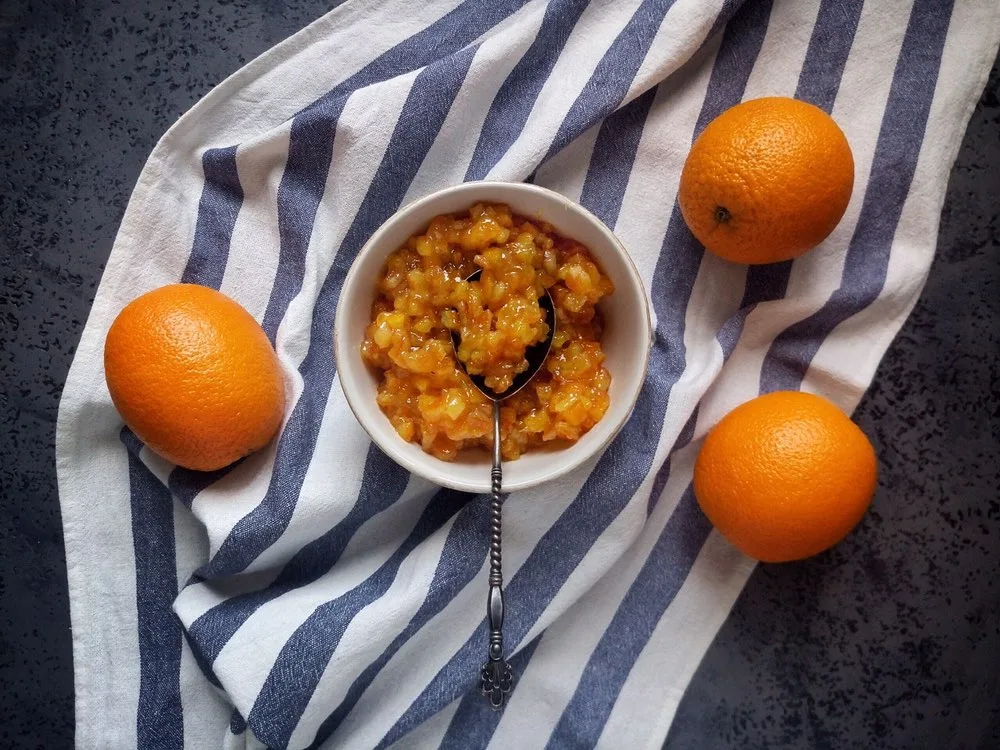 homemade candied orange peel