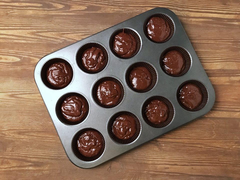 шоколадні мафіни на кефірі рецепт