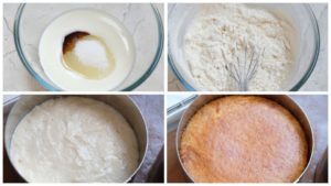 eggless sponge cake with buttermilk
