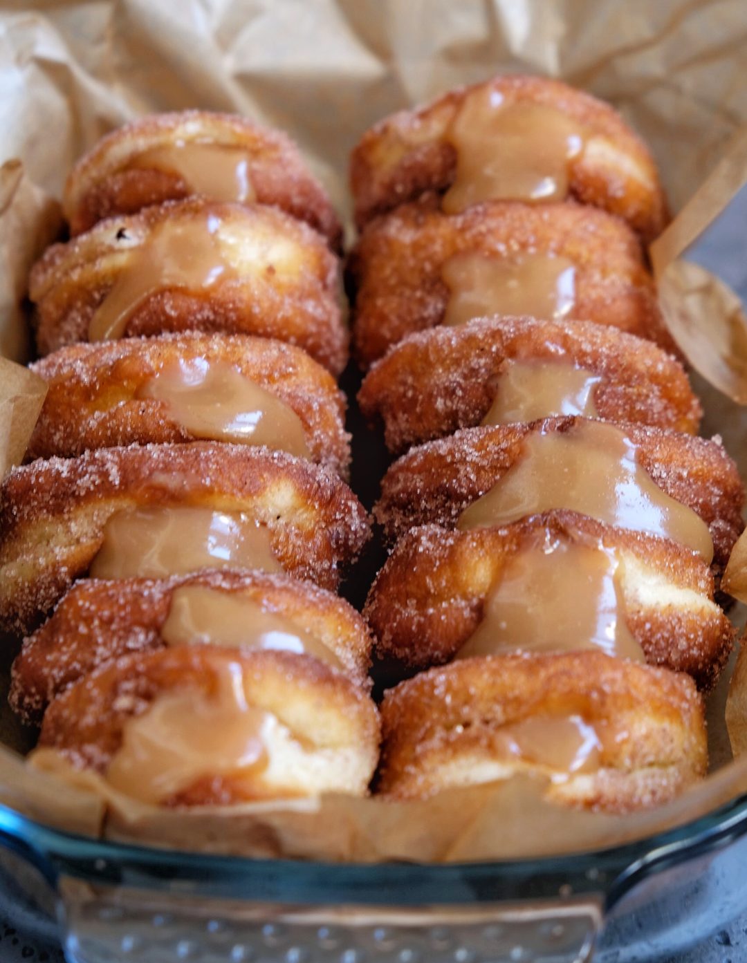 caramel filled donuts